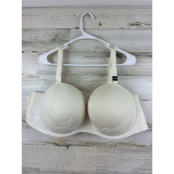 Torrid Womes plus 50DD white lace multiway strapless bra new underwire - Picture 1 of 8